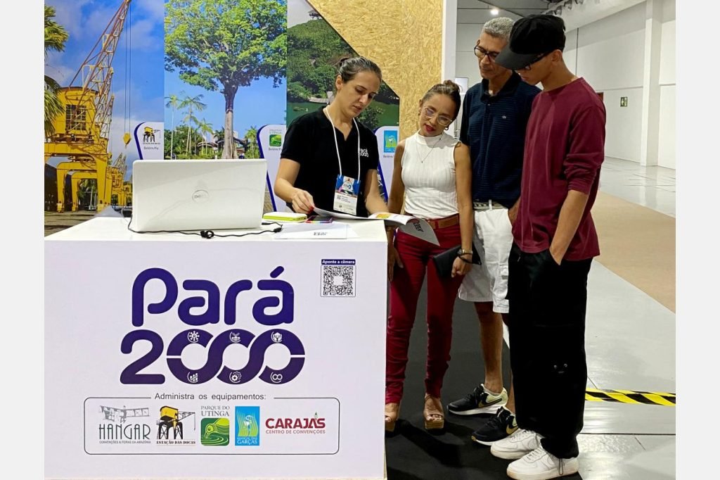 Leia mais sobre o artigo Equipamentos turísticos do Estado chamam a atenção do público, em Santarém, durante a FITA 2024