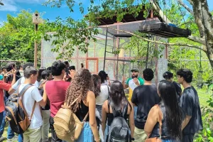 Leia mais sobre o artigo Estudantes de Concórdia do Pará visitam o Projeto Ararajubas no Parque Estadual do Utinga em ação de incentivo à educação